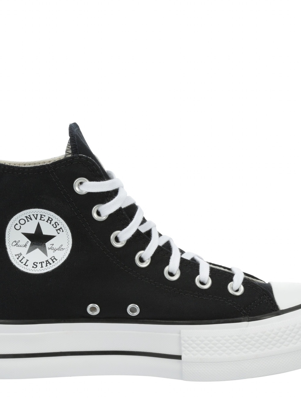 Converse Black and White High Top Sneakers